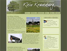 Tablet Screenshot of kleinkranenburg.nl